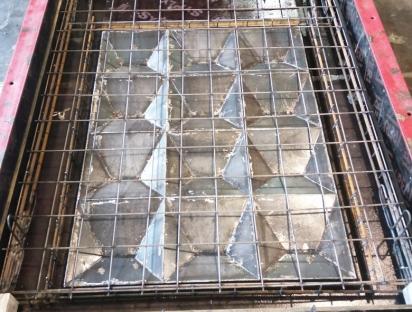 Опалубка плиты забора 1